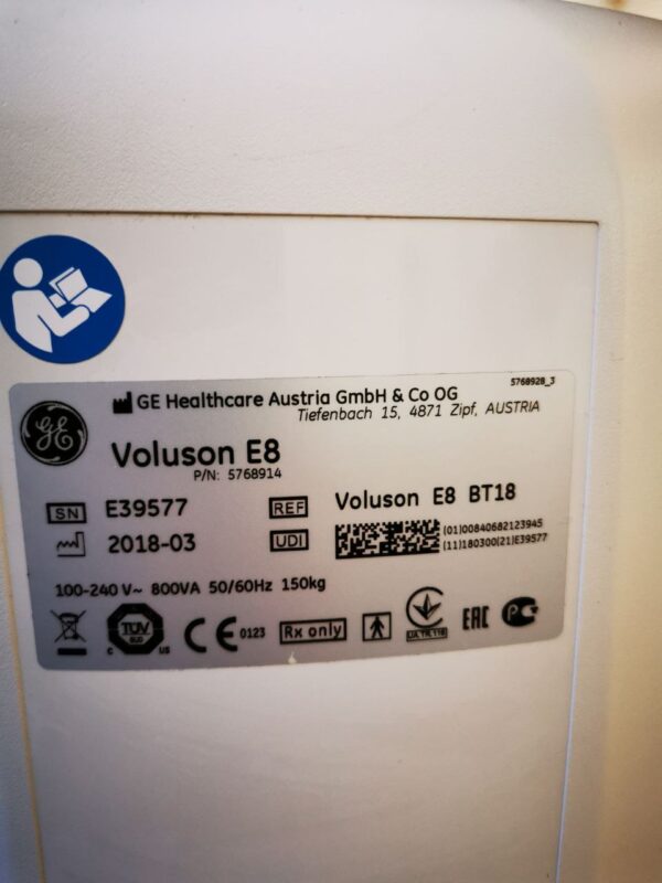 GE Voluson E8 BT18 - Image 2